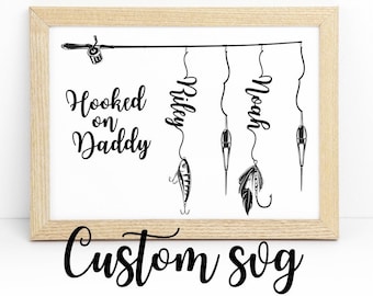 Download Hooked On Daddy Svg Etsy