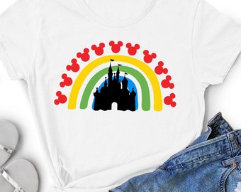 Free Free 316 Disney Castle Rainbow Svg SVG PNG EPS DXF File