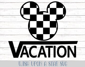 vans logo checkered