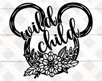 Wild Child Svg Etsy