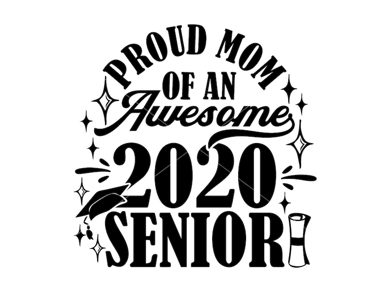 Download Proud Mom of a 2020 Senior svg png studio 3 Senior ...