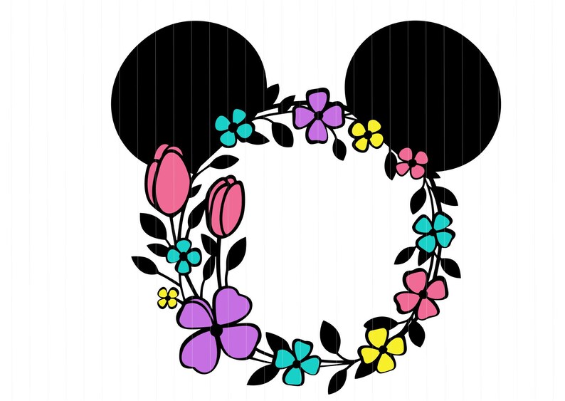Download Spring Mickey Head svg inspired by Disney svg PNG ...