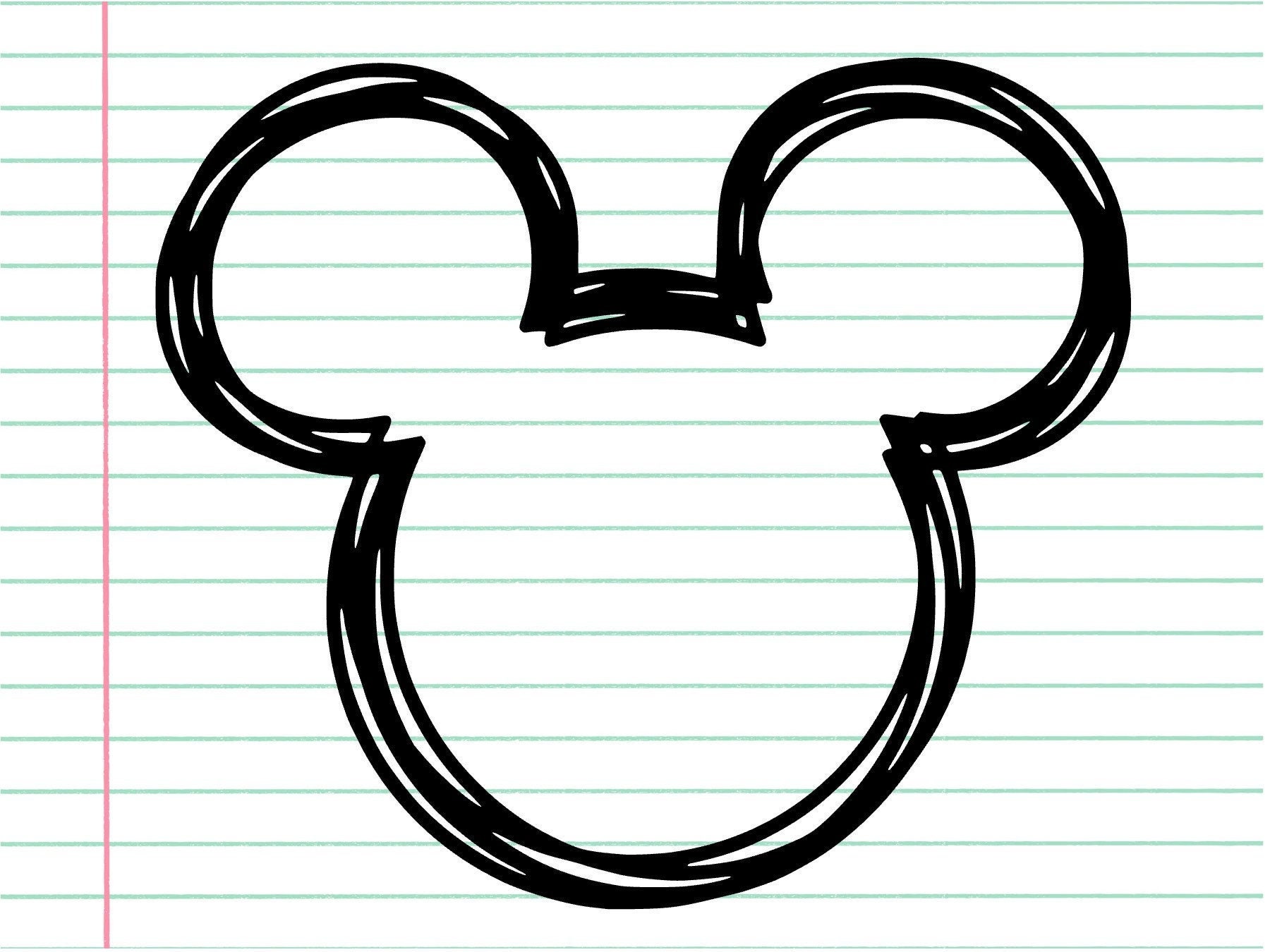 Mickey Head SVG