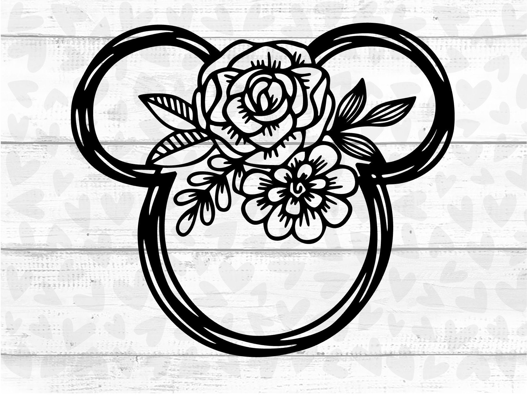 Download Disney Valentine S Day Svg Disney Flower Svg Png Spring Etsy