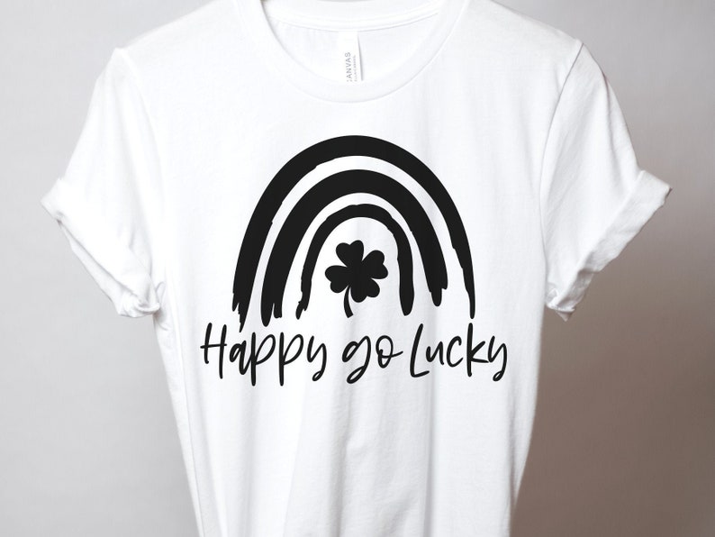 Happy go Lucky svg png studio 3 cricut and silhouette file St Patricks Day svg st patrick svg bible svg quote svg lucky svg mama svg