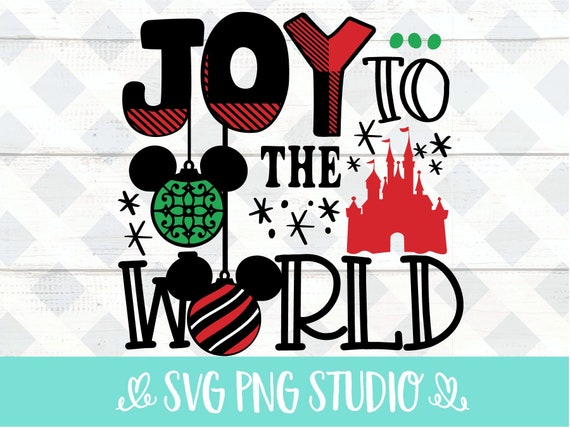 Download Disney Christmas Svg Disney Christmas Png Joy To The World Svg Etsy