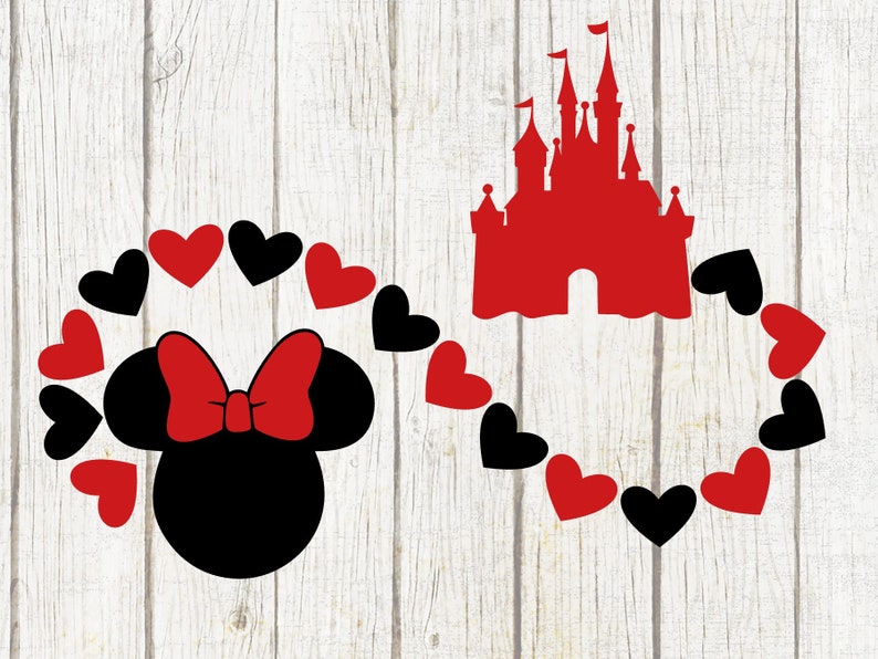 Download Disney Valentine's Day svg Disney Forever svg PNG hearts ...