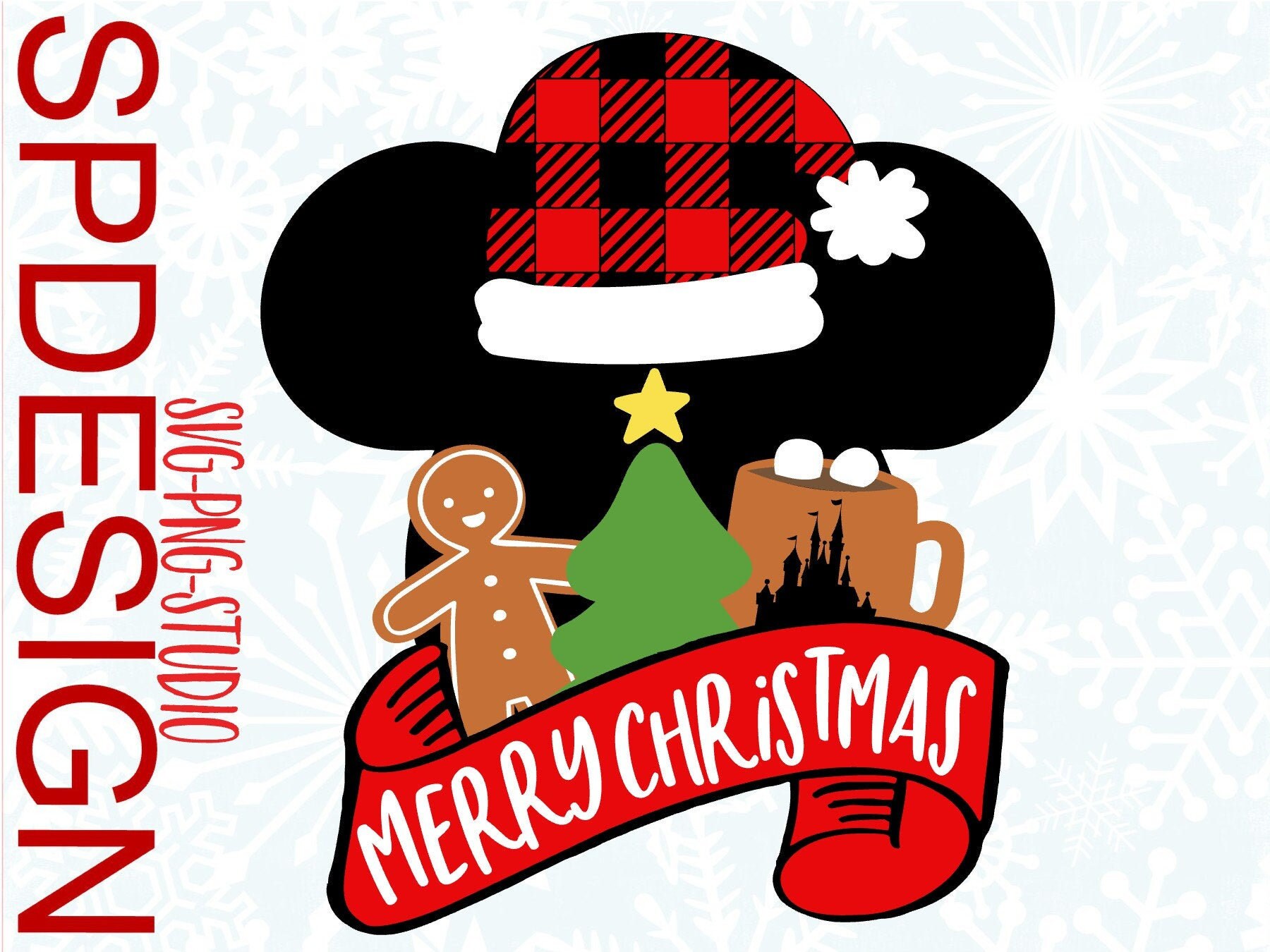 Download Merry Christmas Png svg studio3 cut file and sublimation ...