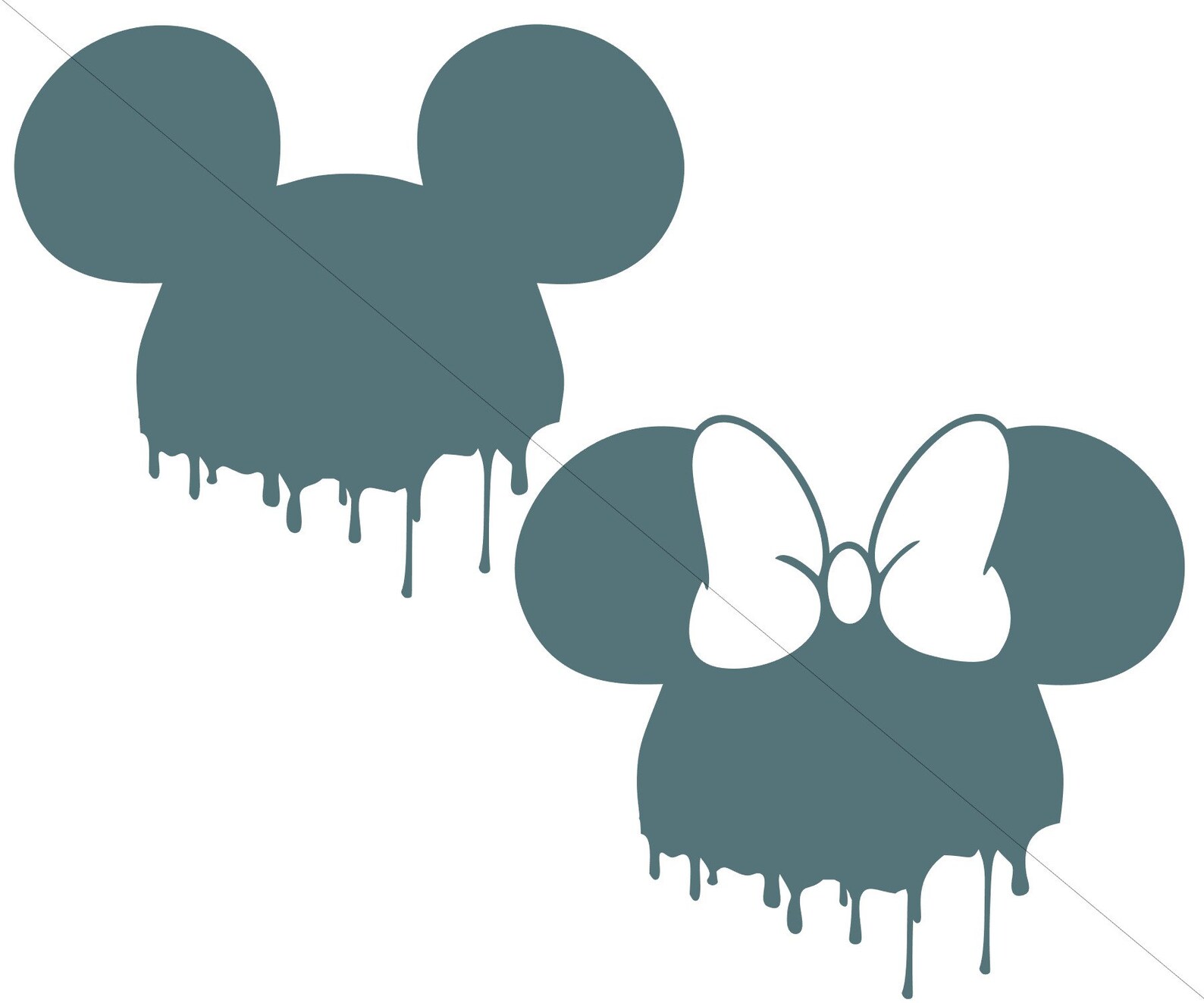 Drip Mickey Mouse Drip Minnie Mouse Svg Disne Svg Mickey Mouse Etsy UK