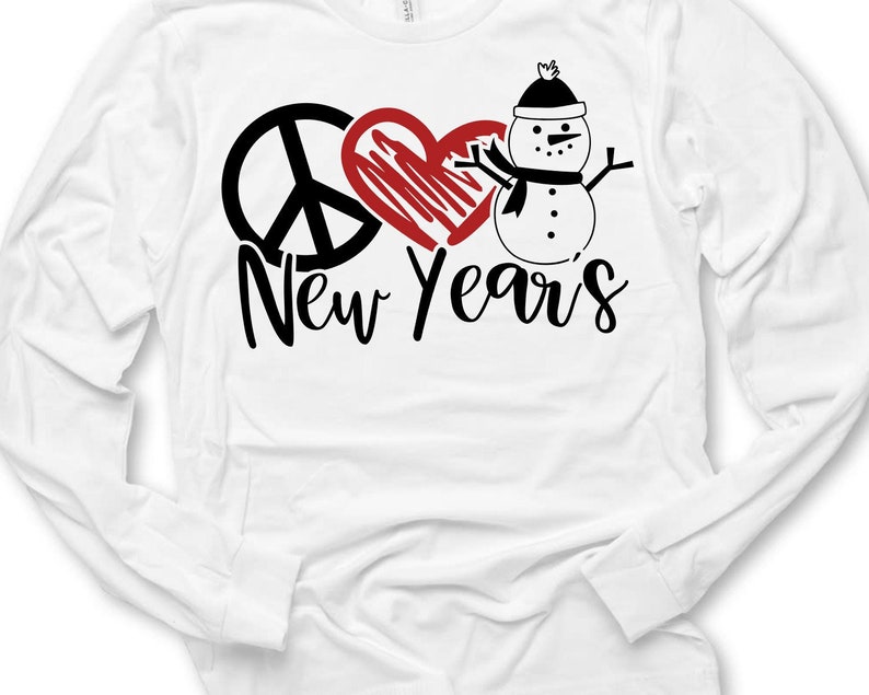 Download Peace Love New Year es SVG Digital Cut File 2021 SVG PNG ...