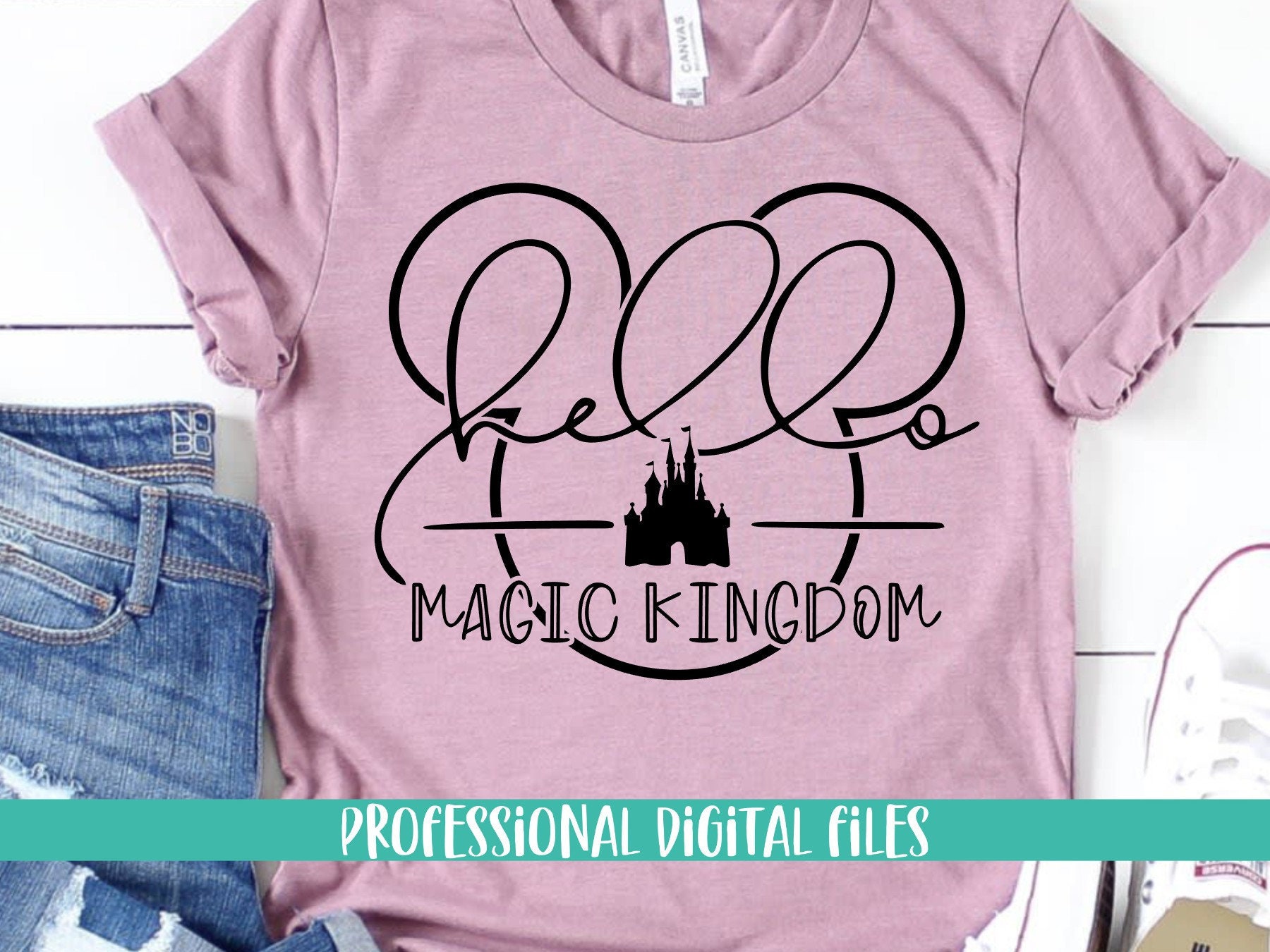 Hello Magic Kingdom Svg Png Studio 3 Inspired By Mickey Mouse Etsy Australia