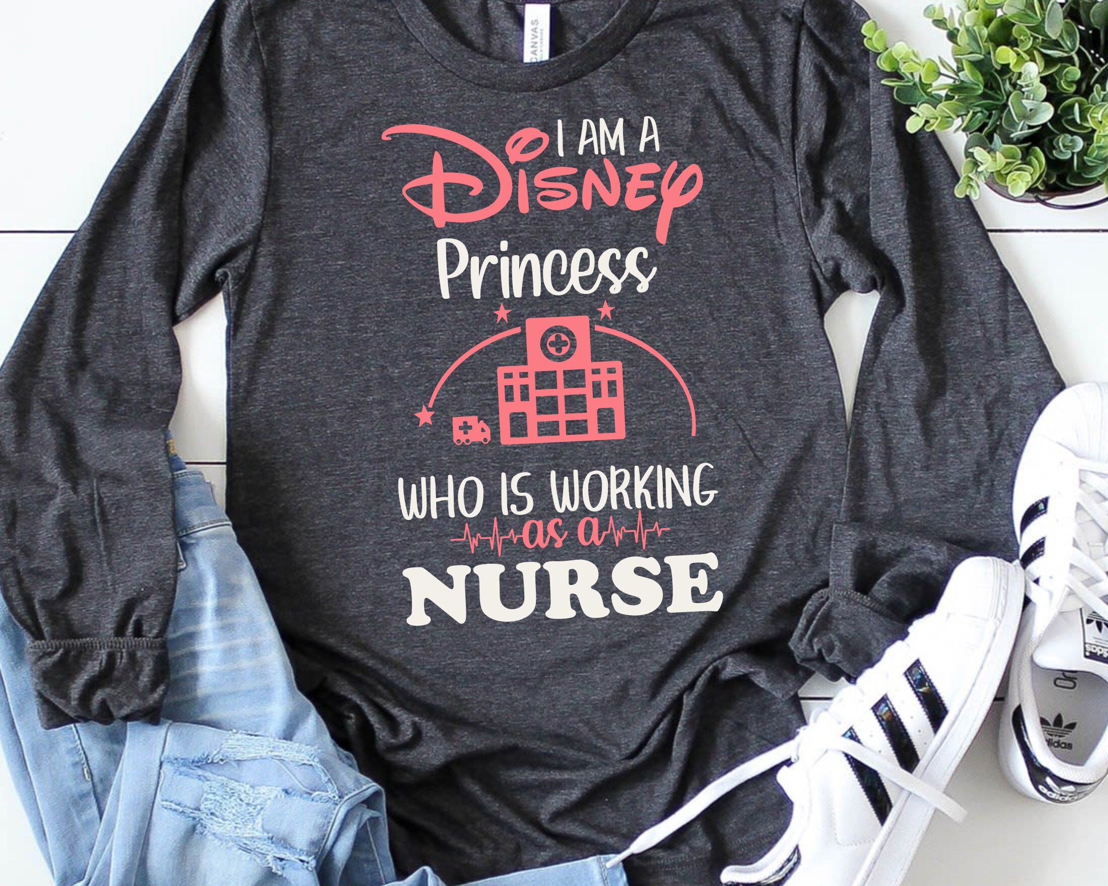 I am a Disney Princess working as a Nurse svg png studio3 cut Etsy