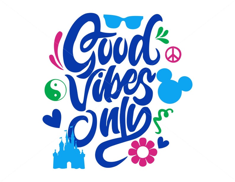 Download Hipster Good Vibes Only svg inspired by Disney svg PNG | Etsy