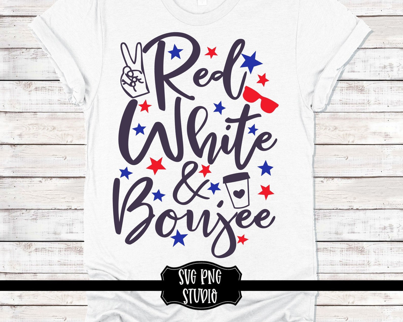 Red White and boujee svg png studio 3 4th of July svg Inspired | Etsy