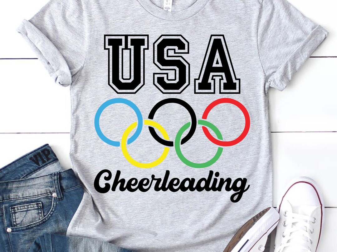 Usa Olympic Cheerleader Svg Png Studio 3 Cheerleading Olympics Etsy