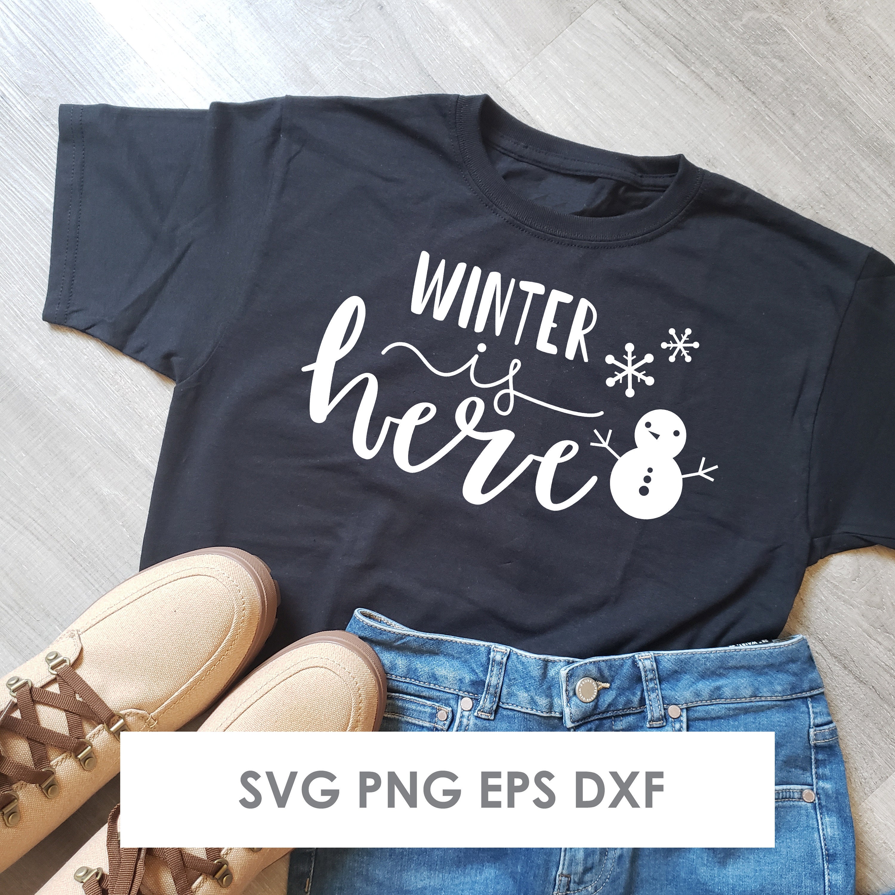 Download El invierno está aquí SVG Cold Freezy Vibes Hello Winter | Etsy
