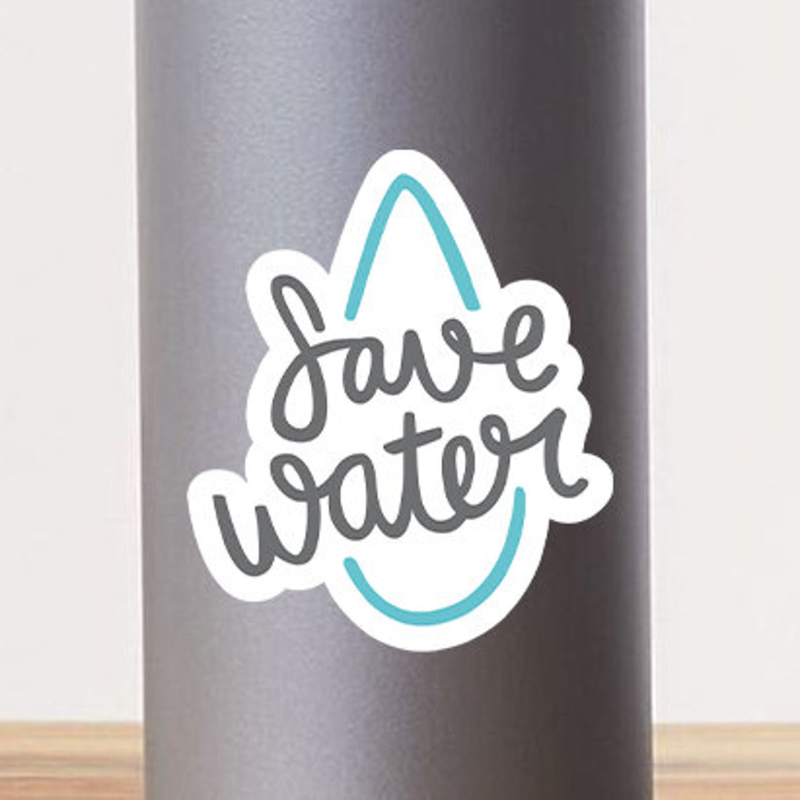 Save Water Sticker Cute Eco Laptop Decal Water Bottle Etsy