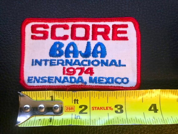 1974 SCORE Baja Internacional Driver Race Patch in En… - Gem
