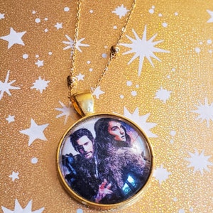 Darking and Sun Summoner Inspired Cabochon Necklace| Darklina | For Shadow and Bone Fans