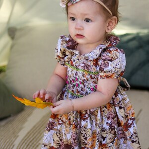Baby girl fall smocked dresses sale