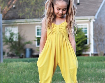 girls fall romper