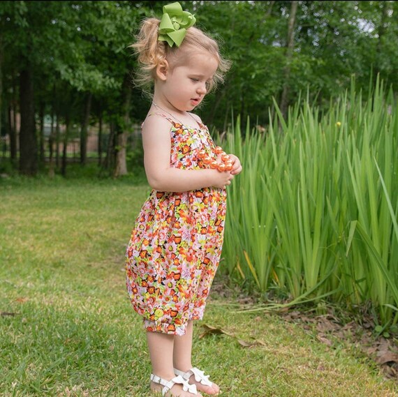 Girls Toddlers Jumpsuit Baby Girl Summer Overall Spaghetti Straps Cotton Rompers Kids Beach Overall Button Hem Ankle Jumper Playsuit Etsy
