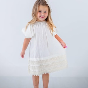 bohemian baptism dress Boho Baptism Dress