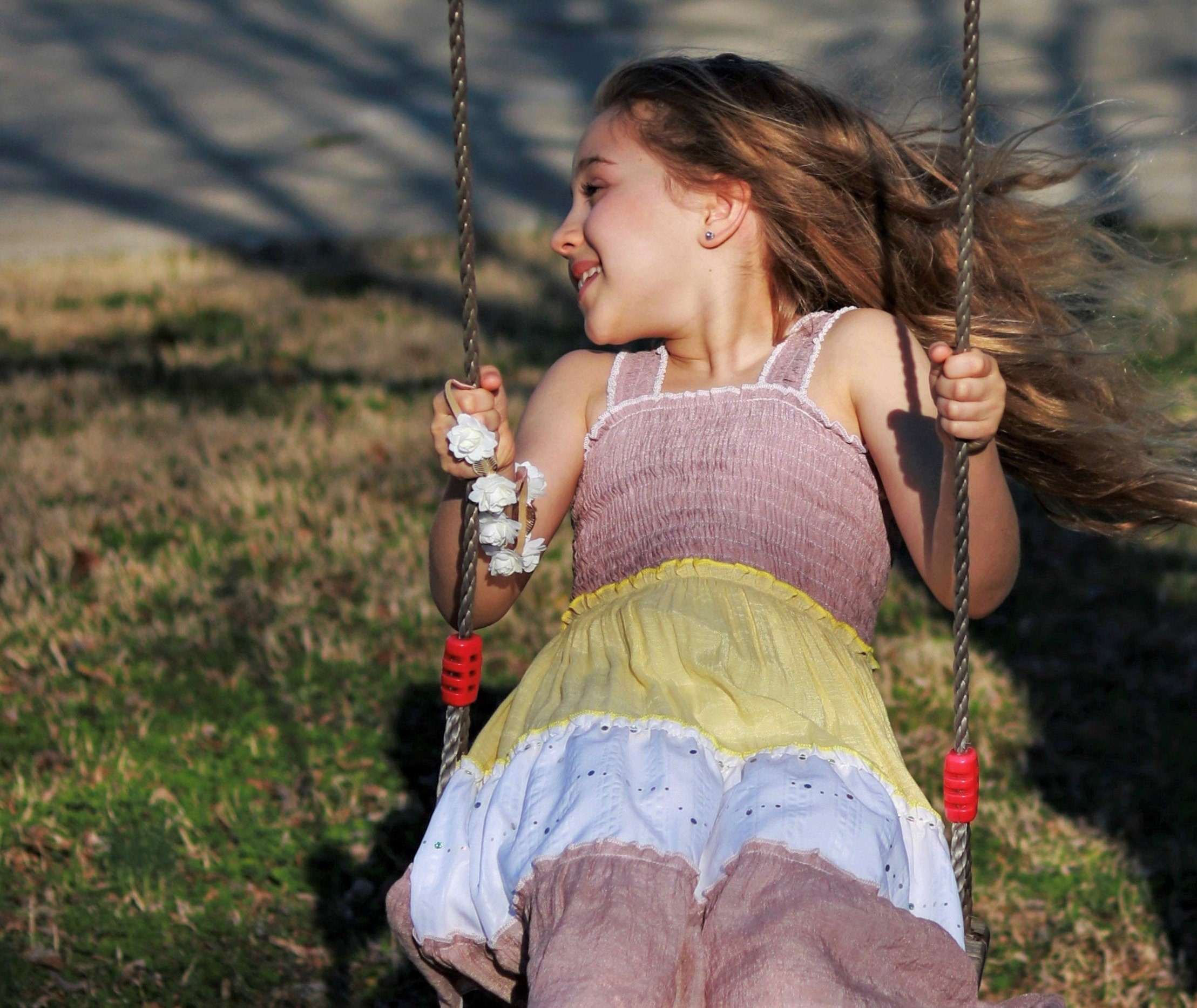 Little Girls' Maxi Dress / Girls Gypsy Dress / Maxi Color Etsy