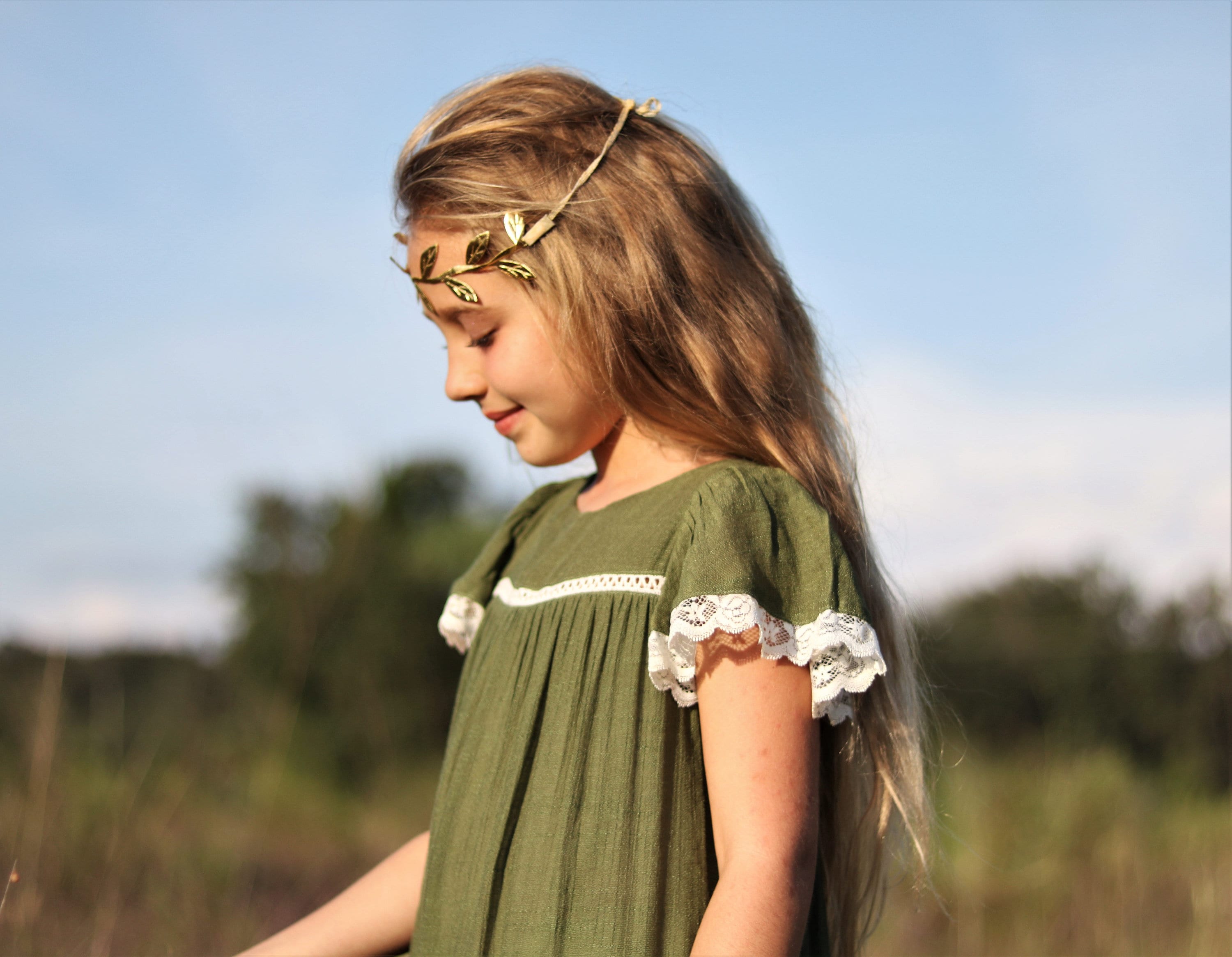 Toddler Girl Boho Dress / Boho Flower Girl Dress / Girls Lace Etsy