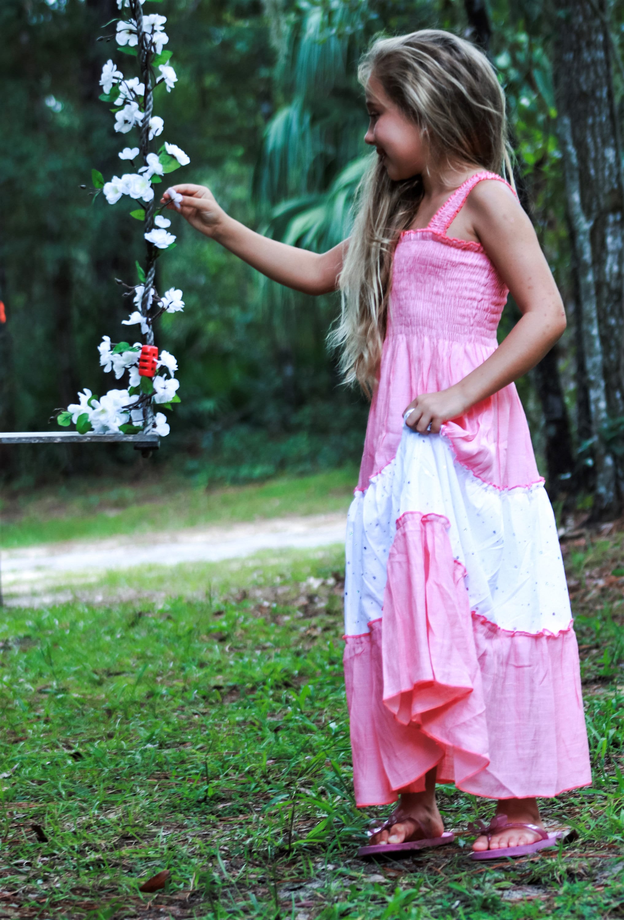 Little Girls' Maxi Dress / Girls Gypsy Dress / Maxi Color Etsy