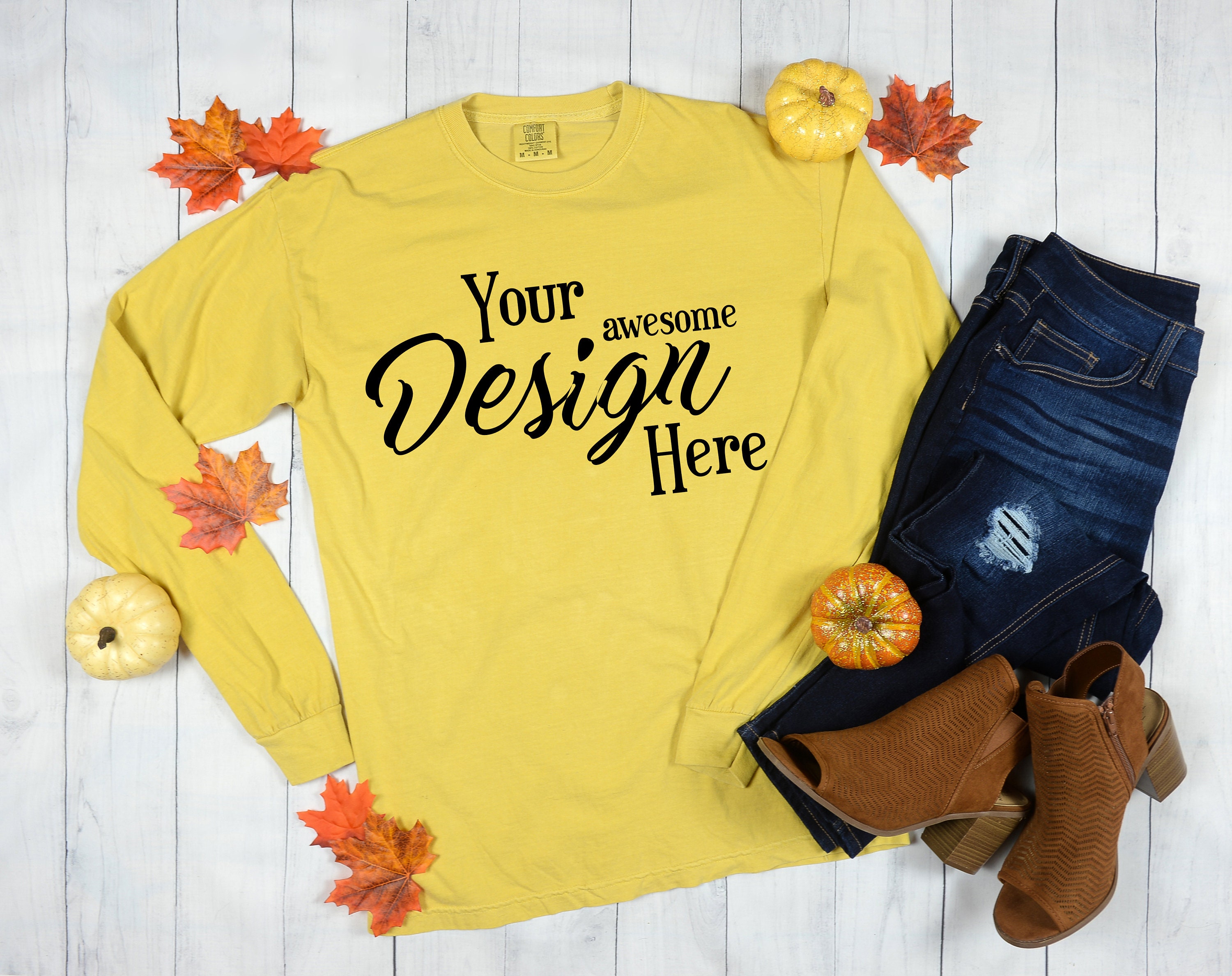 Comfort Colors 6014 Mustard Fall 