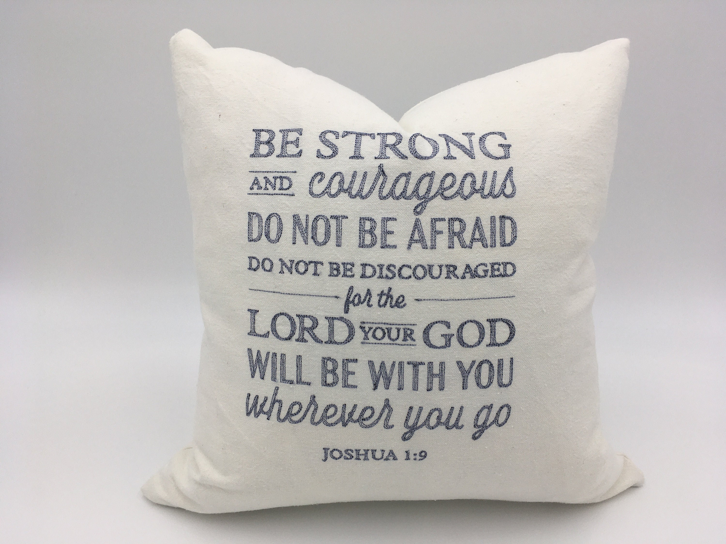 Strong & Courageous {Cushion Cover} Strong & Courageous {Cushion Cover}
