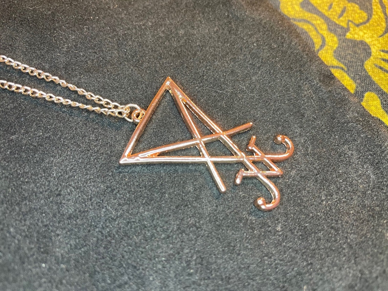 Sigillo satanico lucifero di Satana Collana pendente in - Etsy Italia