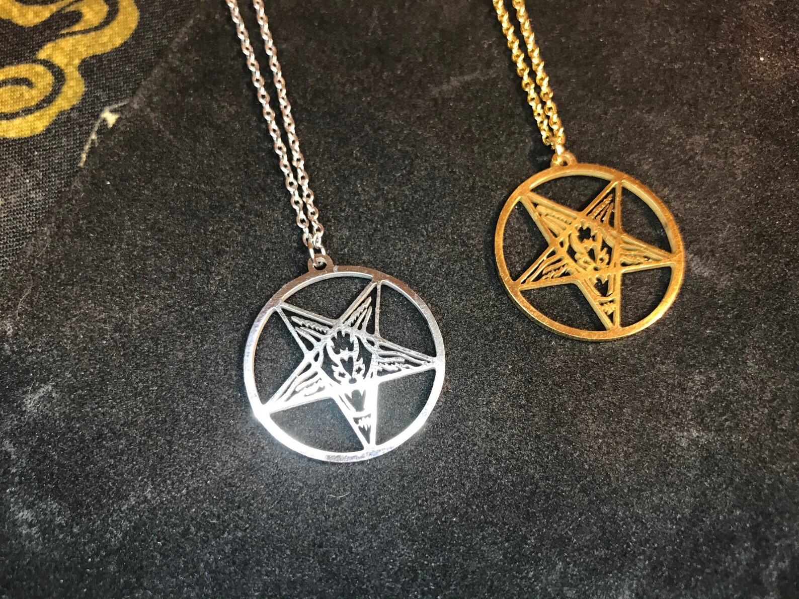 Satanic Sigil of Baphomet Inverted Pentagram Stainless Steel | Etsy