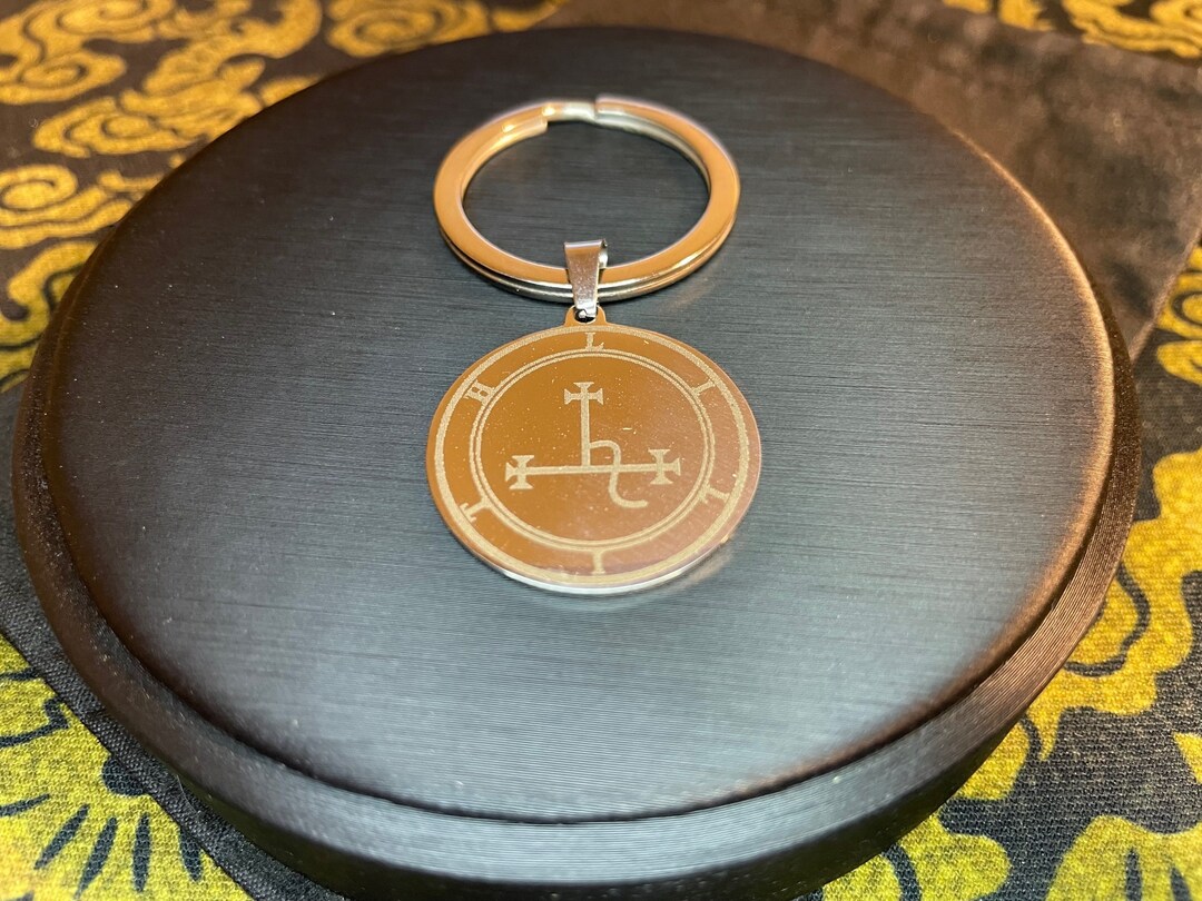 Demon Seal of Lilith Goddess Lucifer Sigil Laser Stainless Steel ...