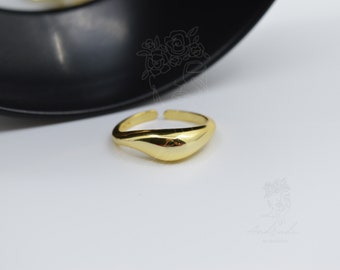 Dome Ring | Minimalist Ring | Modern Geometric Ring | Chunky Gold Ring | Statement Ring | Pinky Ring | Large Statement Ring | Modern Ring