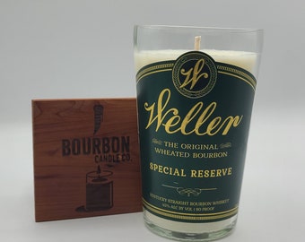 Weller Special Reserve Upcycled Bourbon Bottle Candle