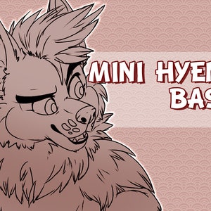 Mini Hyena Base for Adopts and Refs (2016)