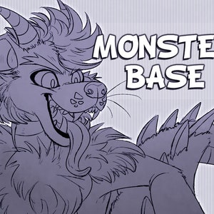 Monster Drawing Base for Refs and Adopts!