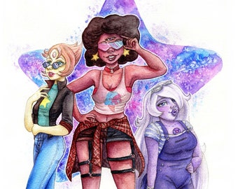 Steven Universe Crystal Gems