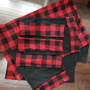 Ferret nation or critter nation plaid plush fleece cage liners