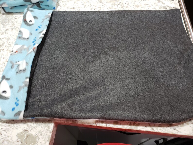 Ferret nation or critter nation shark blizzard fleece cage liners