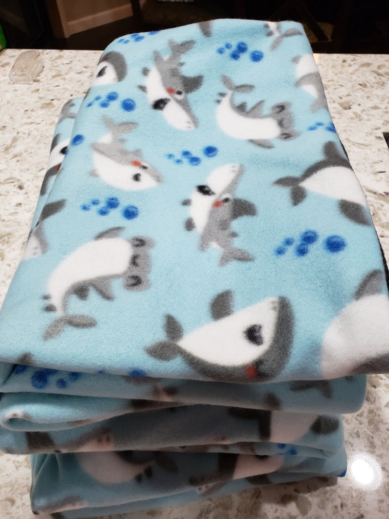 Ferret nation or critter nation shark blizzard fleece cage liners
