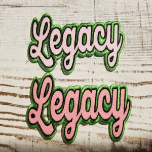 Legacy Patch- Iron on (pink)