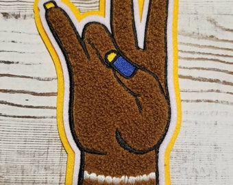 Throw what you know!! 1922; SGRho; Blue & Gold; Rhoyalty