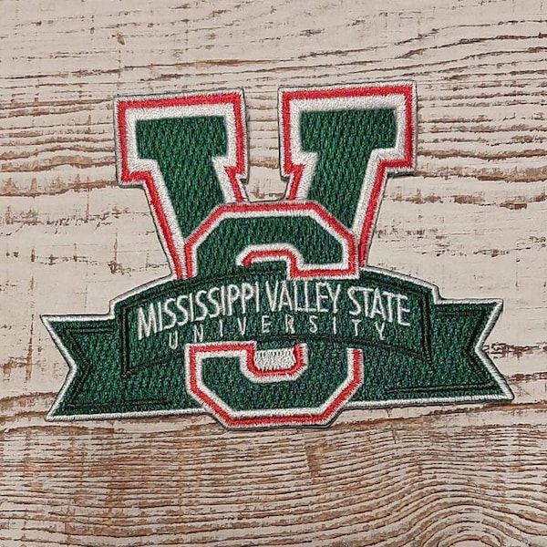 Limited Edition HBCU patch! 1950; Green and white; Mississippi; University; 4 inch; MVSU; SWAC