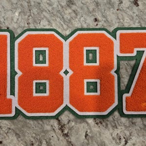 1887年 FAMU シェニール数字セット