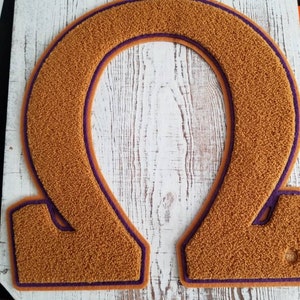Omega Old Gold & Purple Chenille; Roo; Size 11.5&quot;