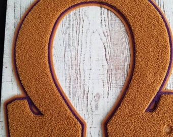 Omega Old Gold & Purple Chenille; Roo; Size 11.5&quot;