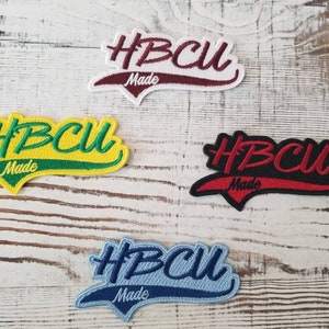 HBCU Made iron on patch; Wilberforce; Alabama A&M; Spelman; Morehouse; Clark; Nurses; 1932; Fraternity; Sorority;